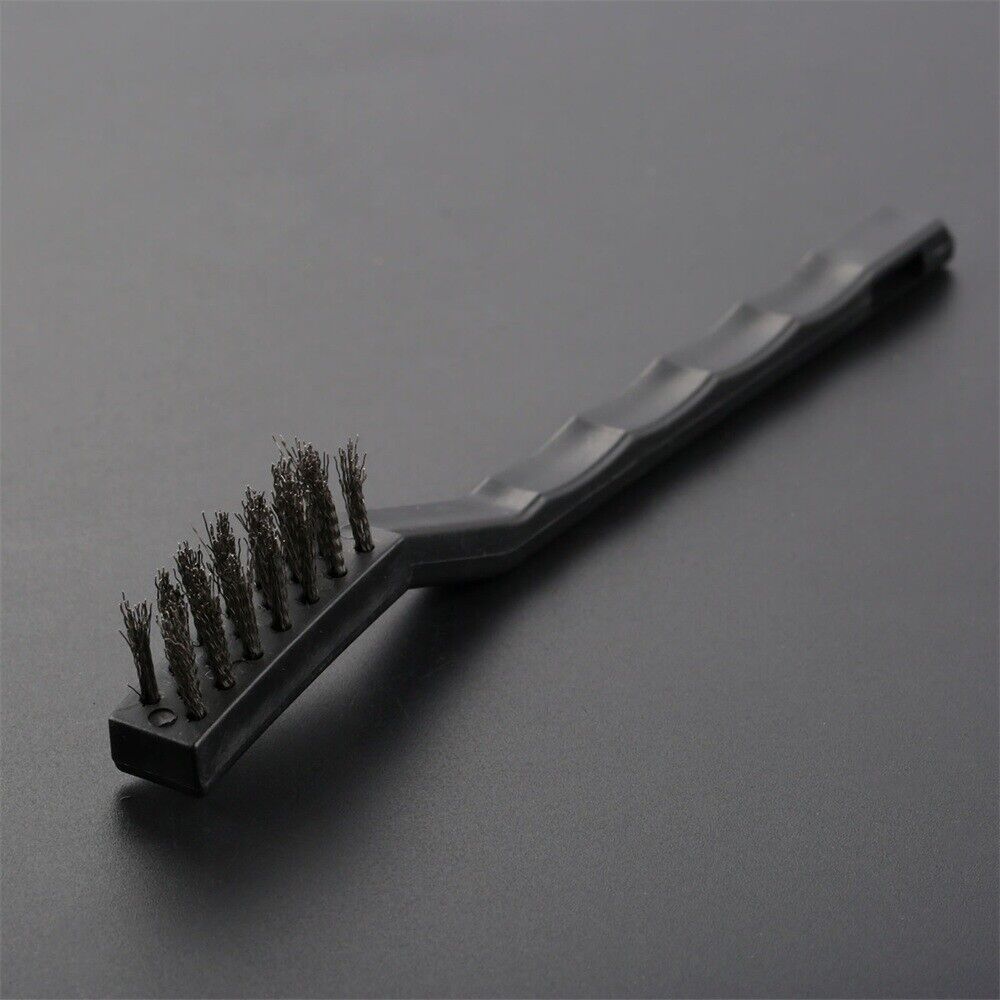 Wire Brushes Steel Brass Nylon Home Cleaning Polishing Detail Metal Rust 3pcs