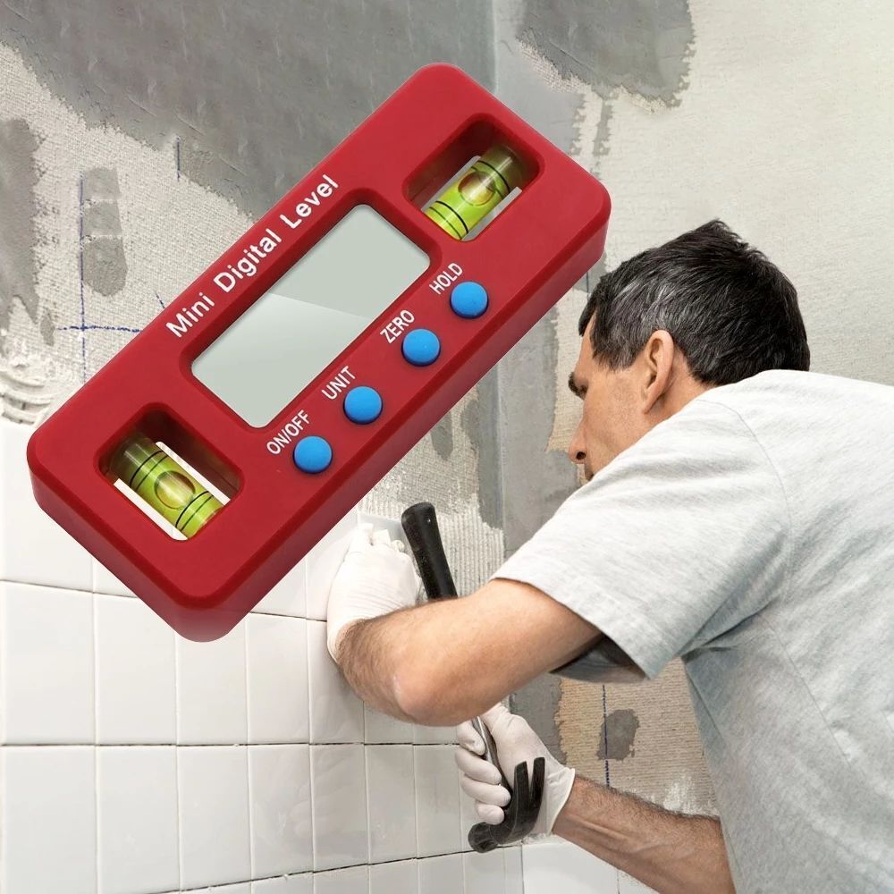 Display Protractor Inclinometer Angle Measuring Finder Water Proof Level Box