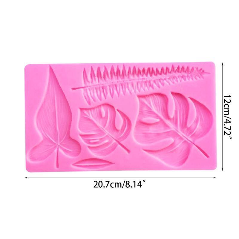 Creative Fern Leaves Shape Fondant Cake Silicone Mold Pastry Chocolate Mold