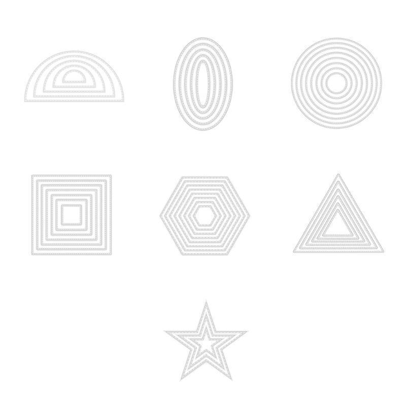 Basic Stars Cutting Dies Carbon Steel Metal Cutting Dies Scrapbooking Decorative