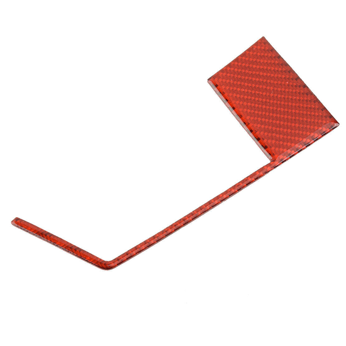 Red Carbon Fiber Charging Port Panel Cover Part Fit For Dodge Challenger 08-14