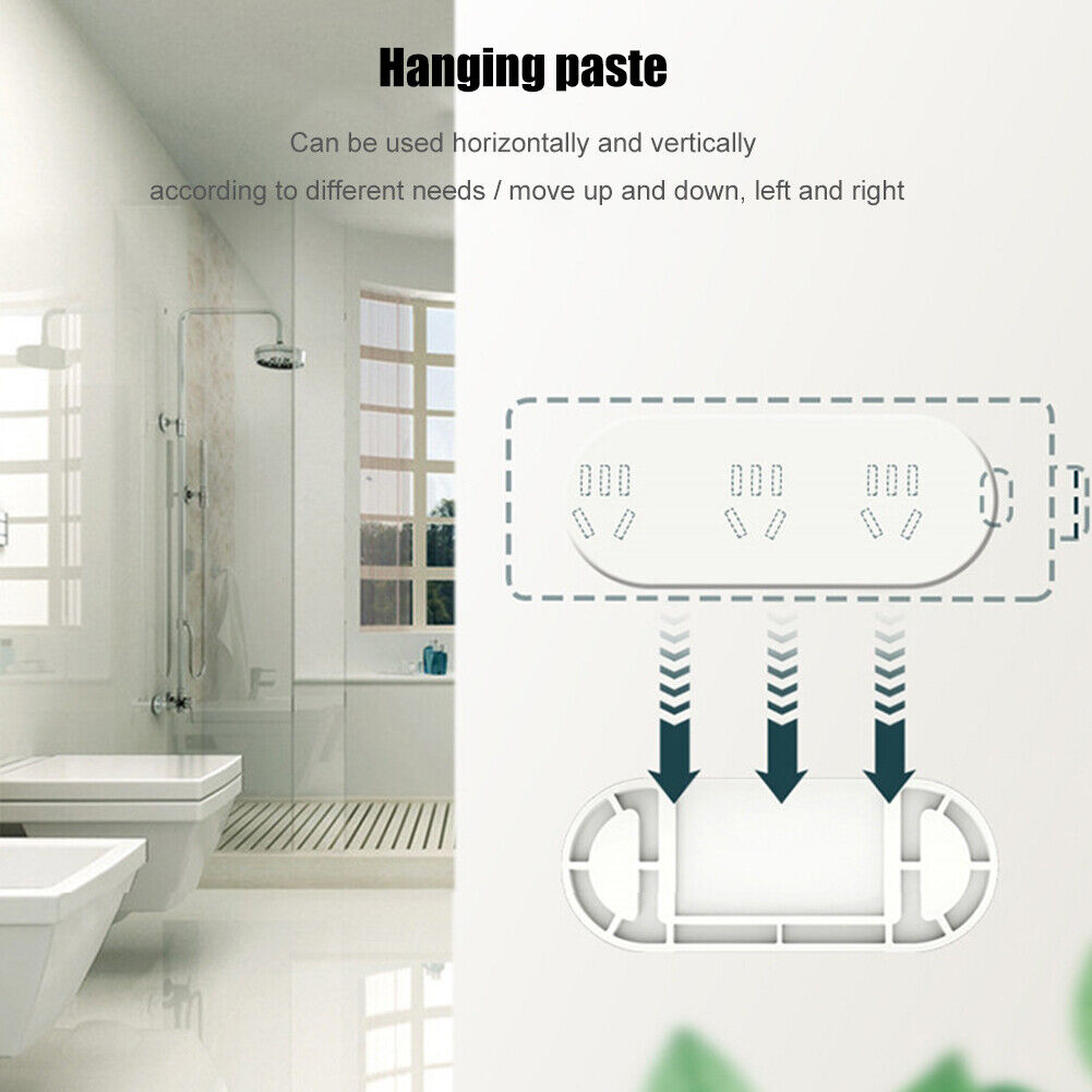 Punch-free Plug Fixer Self-Adhesive Socket Wire Organizer Power Strip Shelf