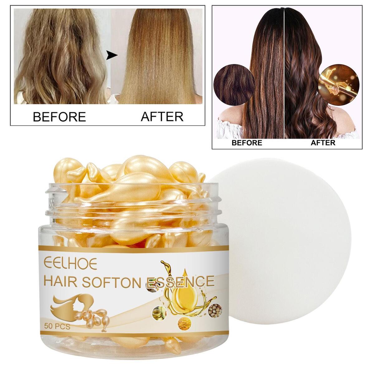 Hair Oil Capsules After Dyeing Anti Loss Anti Frizz Vitamins Complex Oil