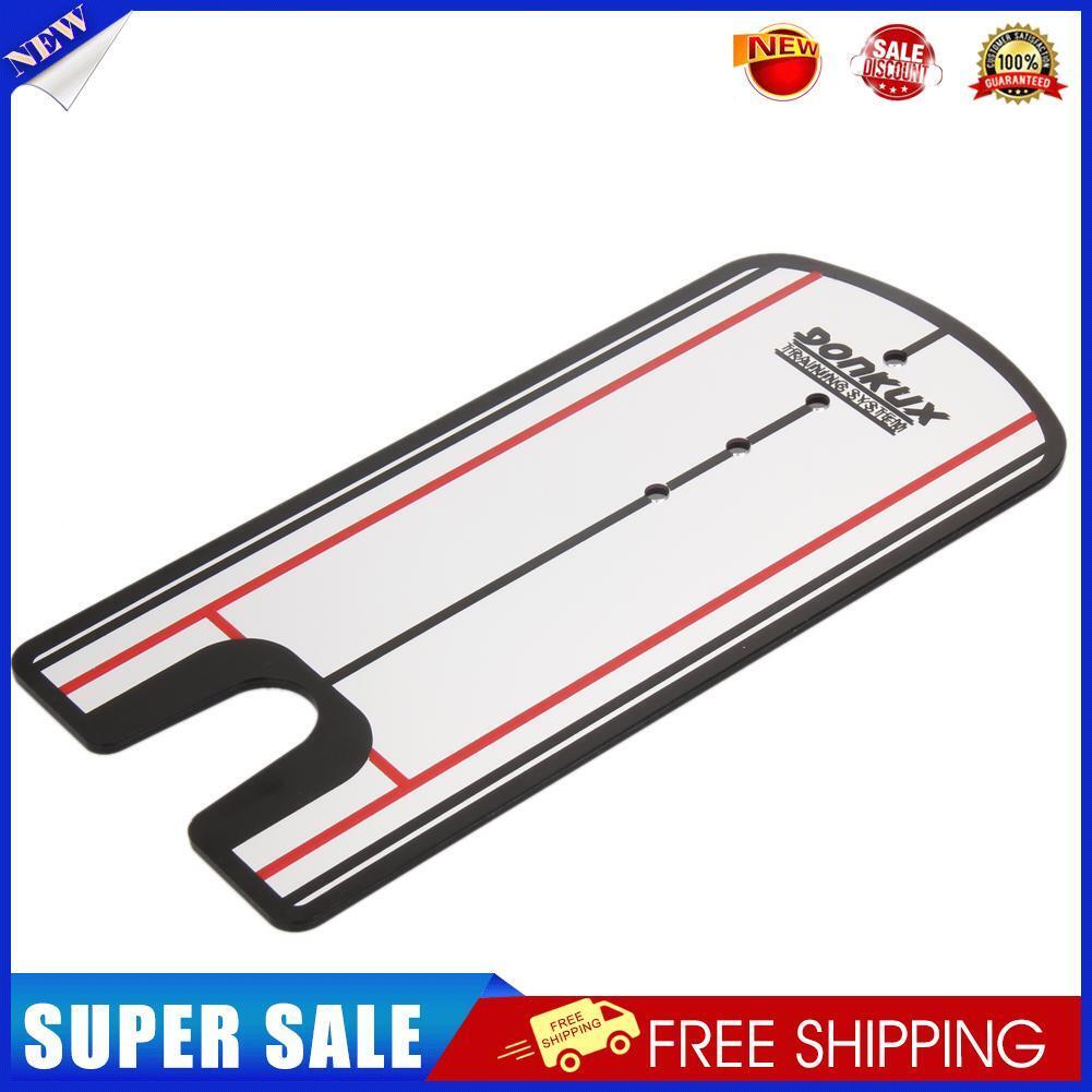 Golf Putting Mirror Alignment Training Aid Swing Trainer Eye Line