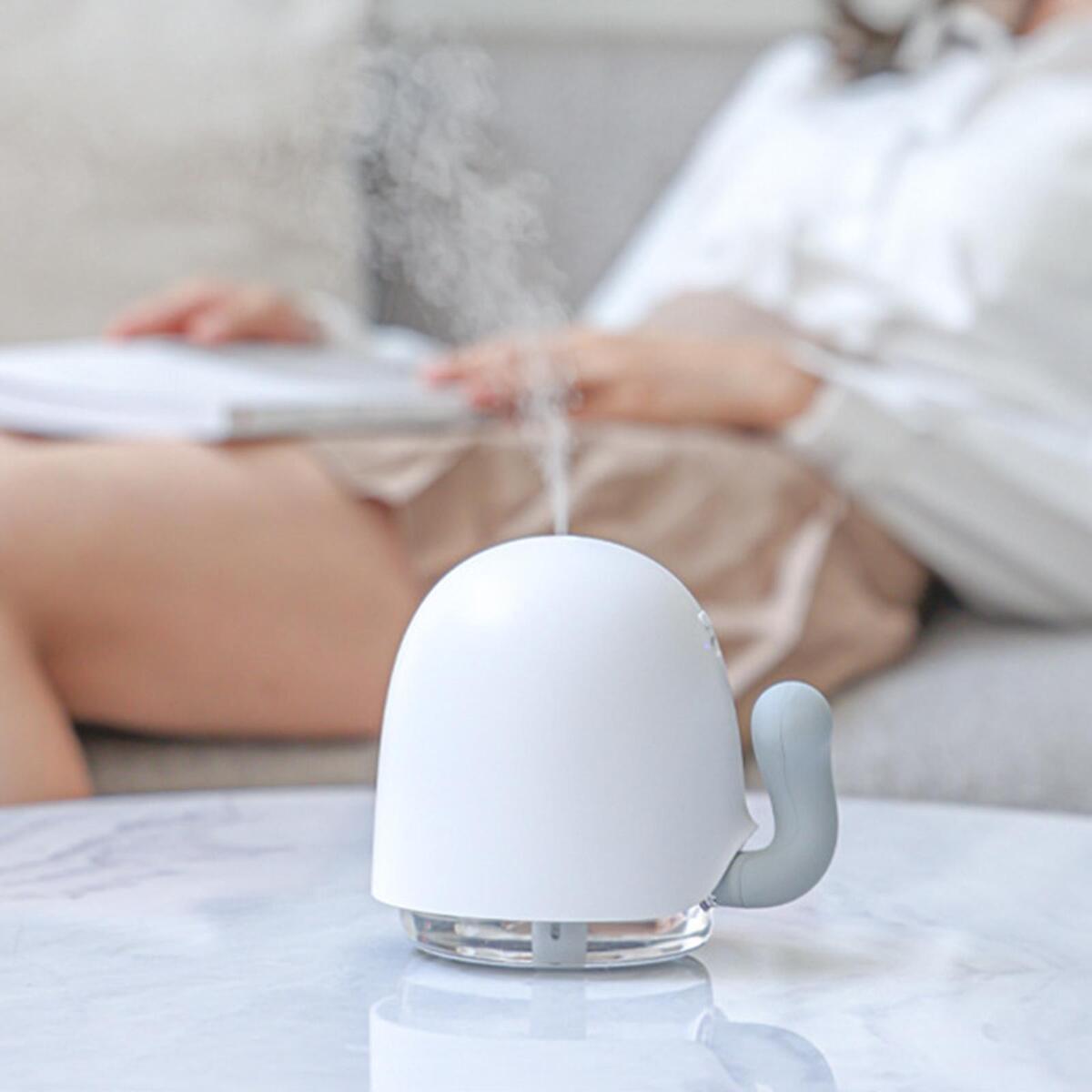 Air Humidifier Mist Maker Diffuser Colorful Night Light Mute for Bedroom