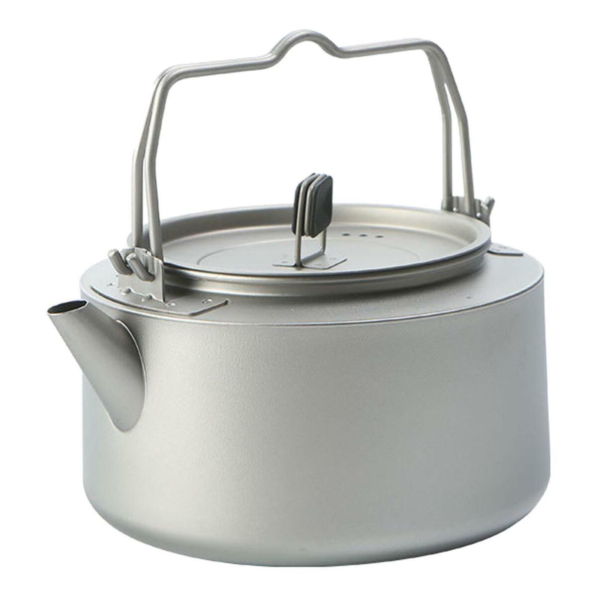Outdoor Camping Kettle Coffee Pot Gear Hiking Tableware Ultralight 1000ml