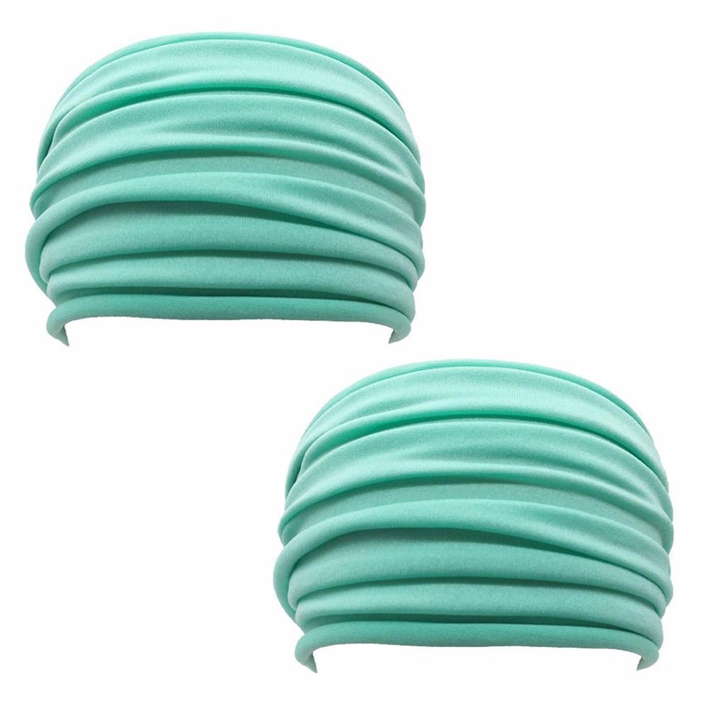 Running Headwrap Stretch Hair Band Wide Sports Headband Fold Yoga Hairband