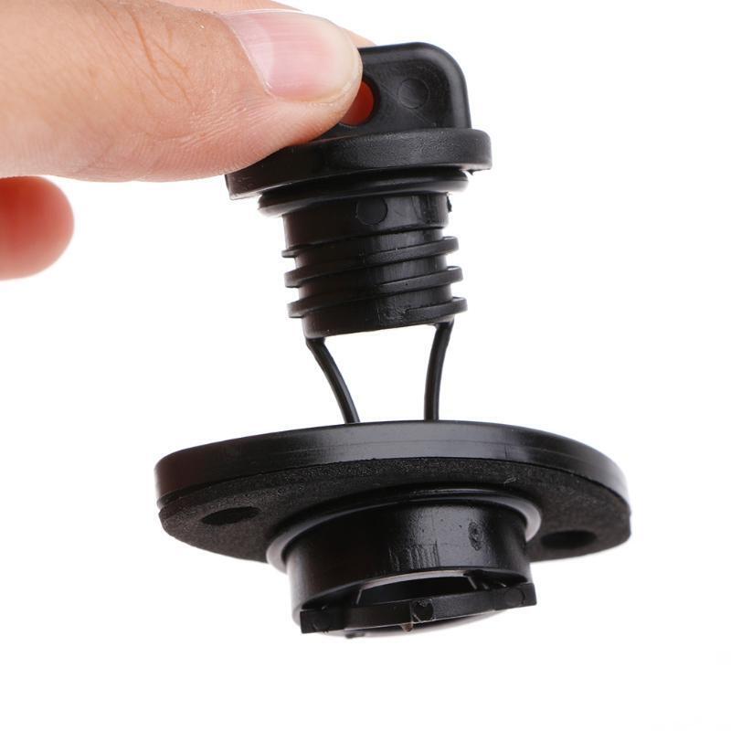 2 Pcs Universal Drain Bungs Plugs With 4 Screws For Dinghy Kayak Canoes Boat Hot