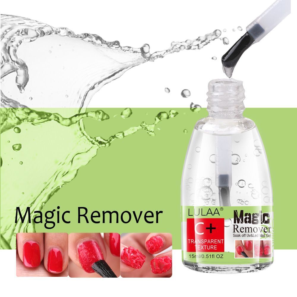 Remover Fast Within 2 Min Soak Off Nail Cleaner Nail UV Gel Lacquer Remover
