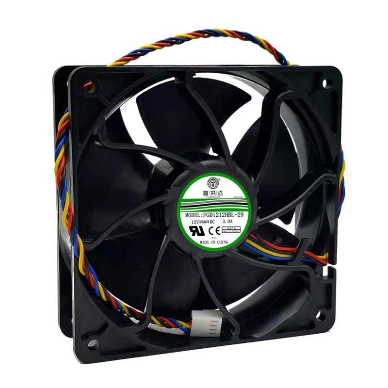 120mm x 38mm PWM Computer PC Case Fans 7000rpm High Airflow 12V 4Pin FG DC Brush