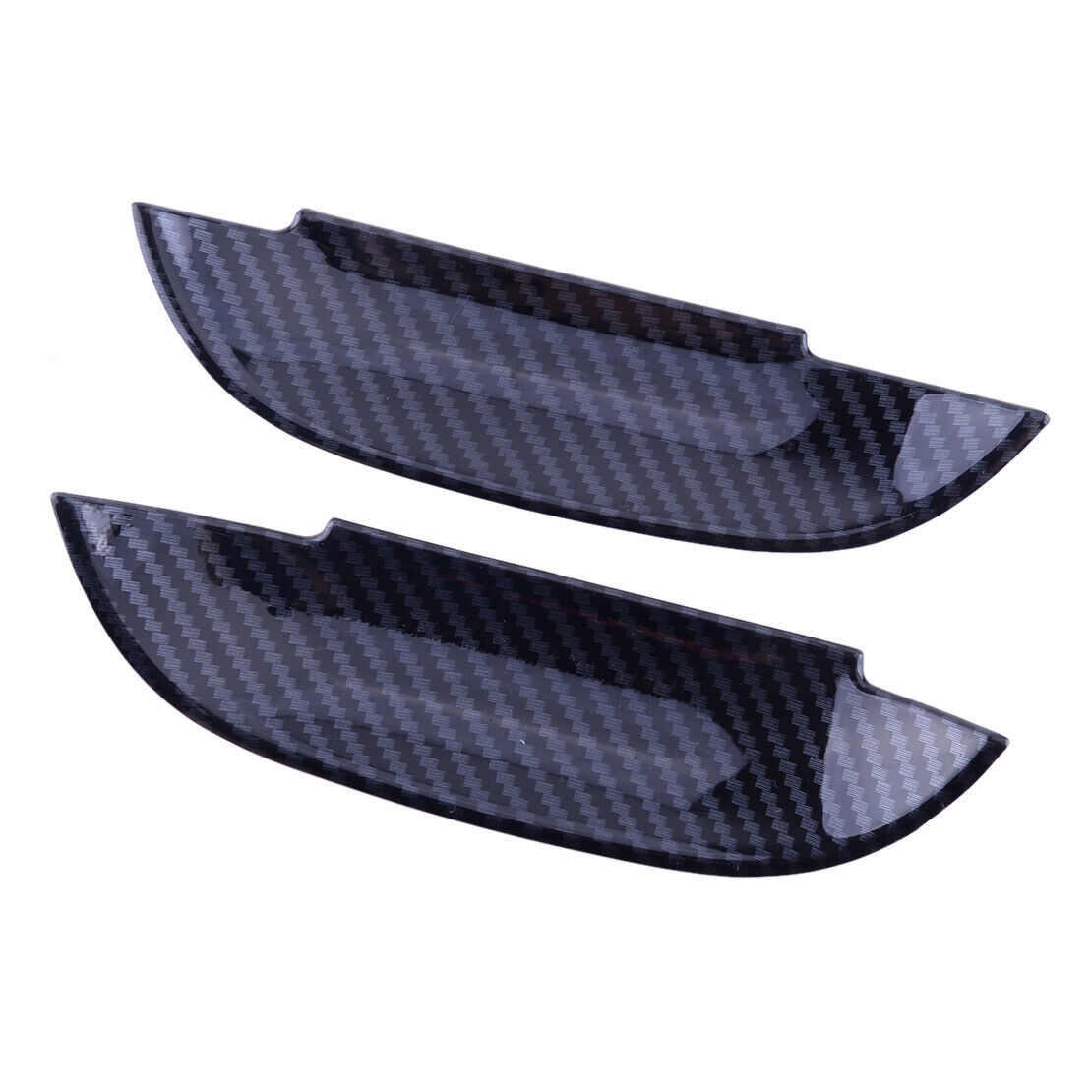 4pcs Carbon Fiber Texture Exterior Door Handle Bowl Trim Fit For Dodge Charger