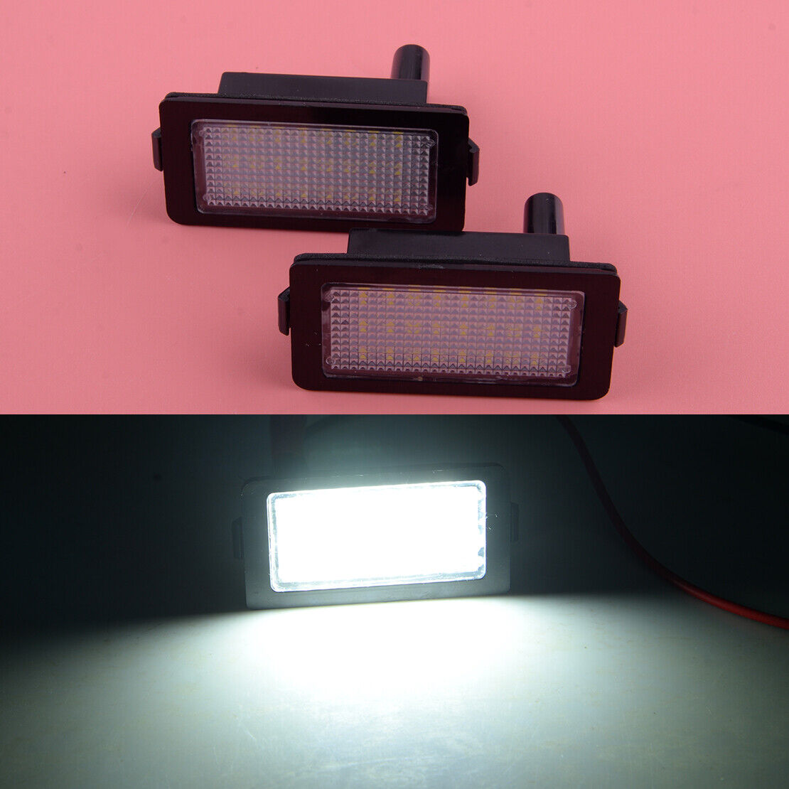 2pcs LED Number License Plate Light Lamp Fit For BMW 7 Series E38 1995-2001 Acc.