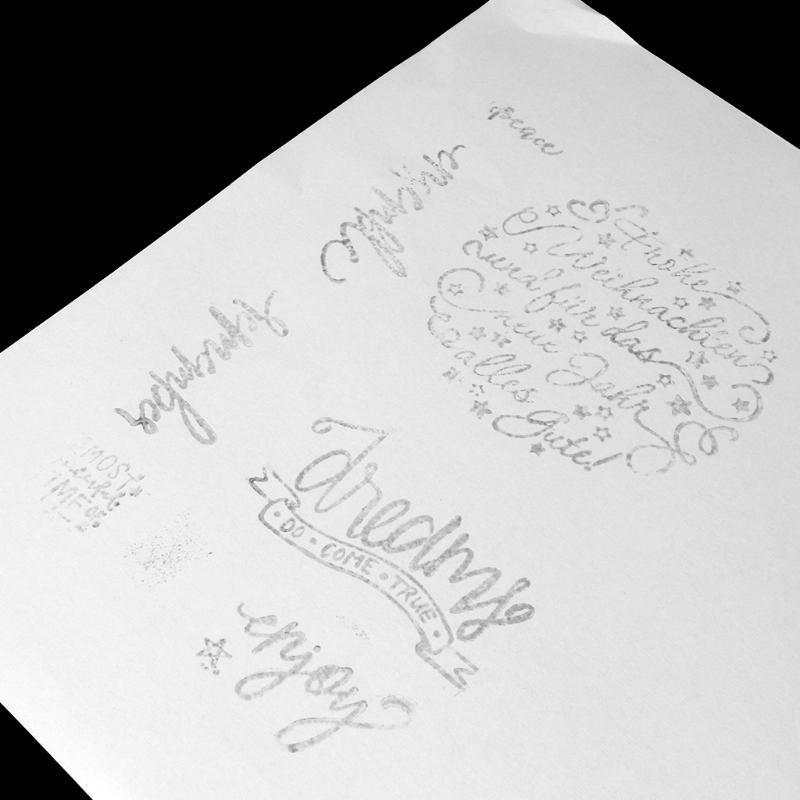 Wishes Clear Stamp Silicone Seal Sheet DIY Photo Scrapbook Craft Card Album S37