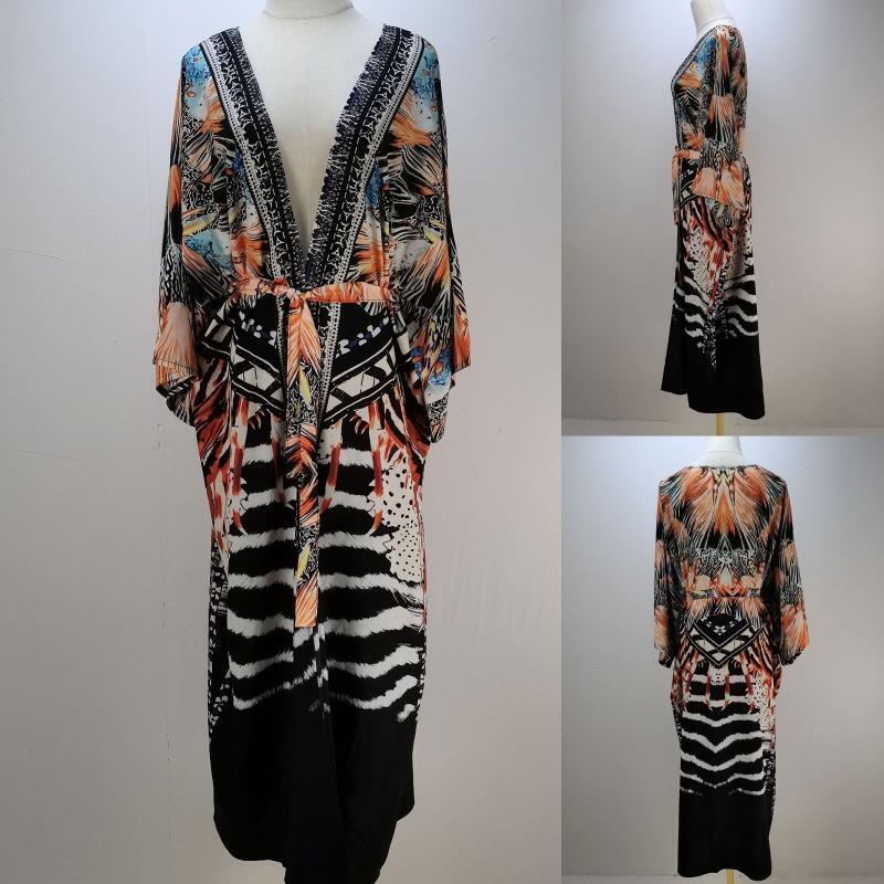 Women Open Front Cardigan Sun Protection Beach Cover Ups Flowy Beach Kimono Gift