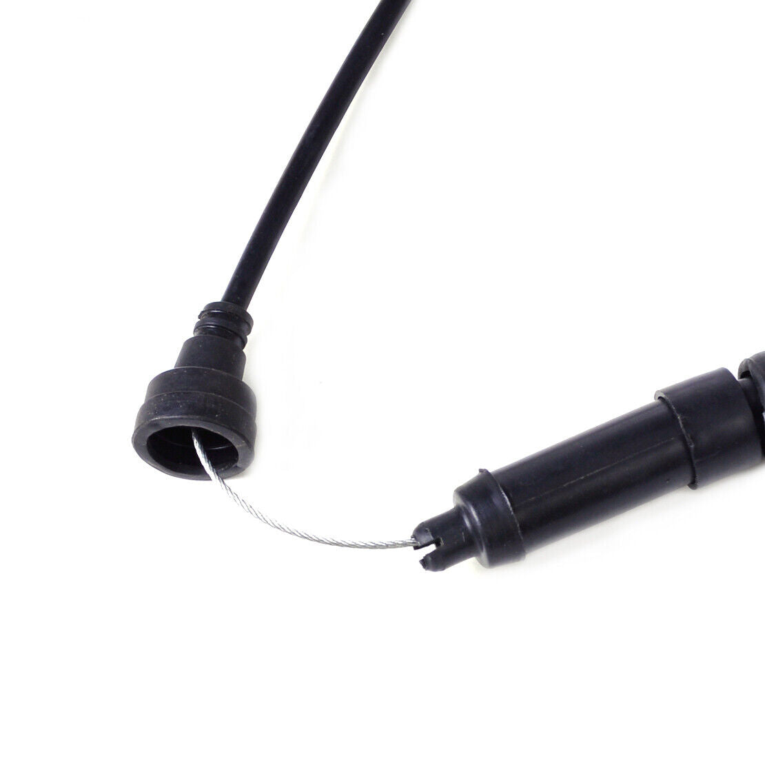 Black Throttle Cable Assembly Assy fit for Yamaha PW80 85-2007 BW80 1986-1990 Li