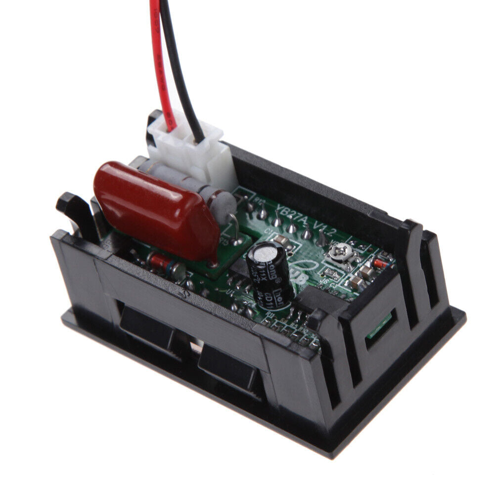 Blue LED AC 30-500V Digital Voltmeter Voltage Display w/ 2 Wires