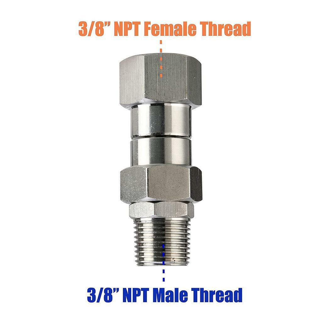 High Pressure Washer  3/8 Inch Hose Fittings 4500PSI Car Washing