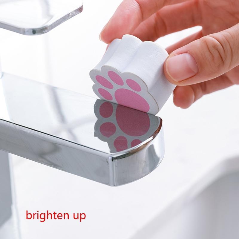 Cartoon Cat Claw Scrubber Wiper Descaling Glass Cleaner Brush Cleaning Tool