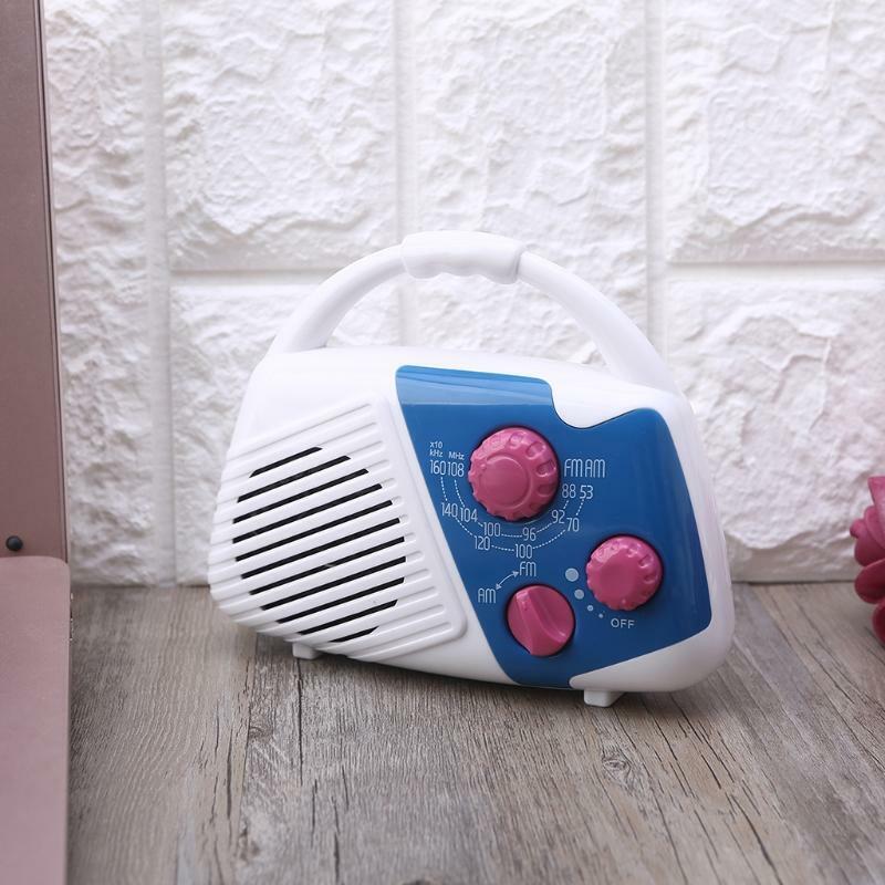 Waterproof AA Battery AM FM Radio Shower Radio With Speaker for Bathroom