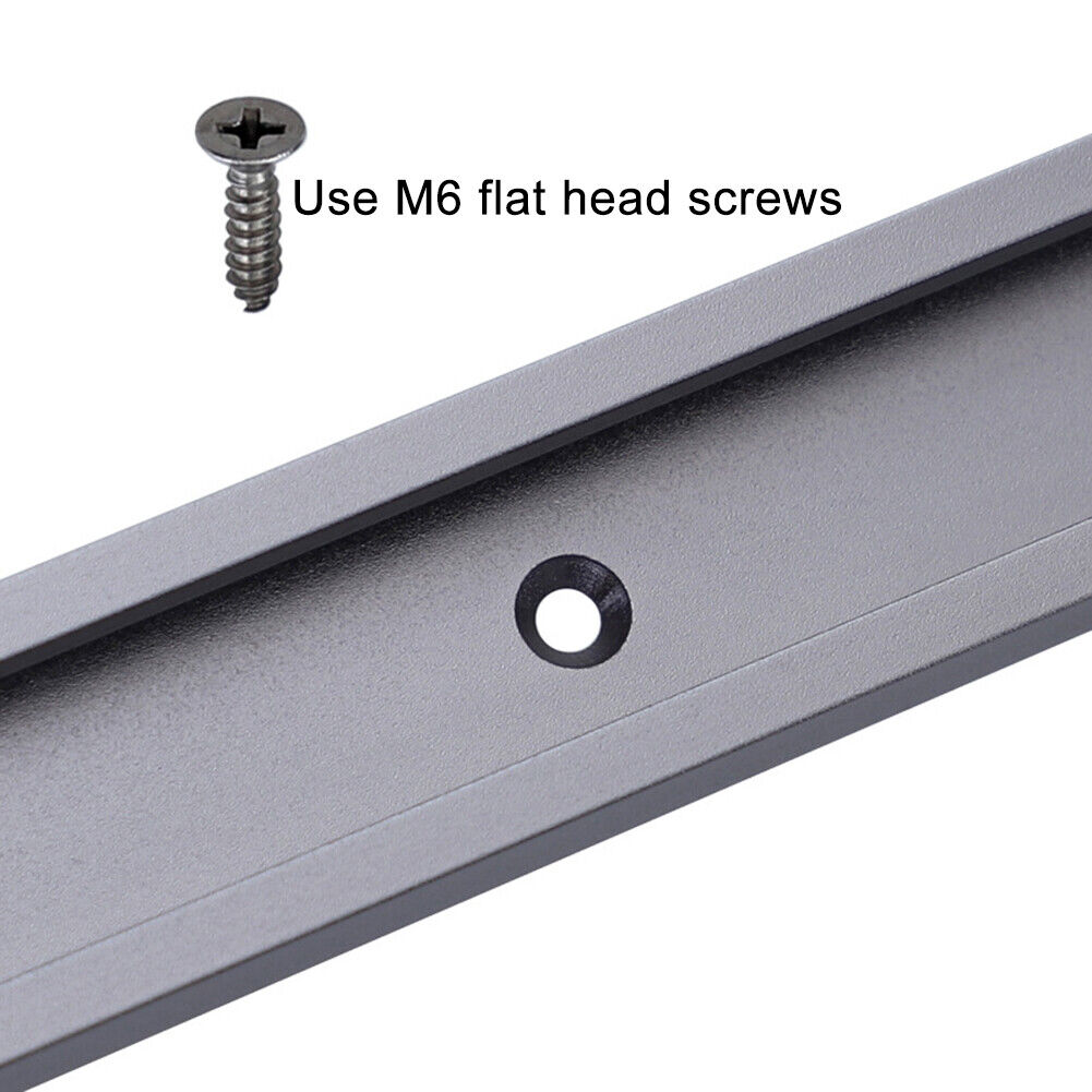 Aluminium DIY Type-30 T-track Slot Miter Track Jig Fixture Saw Chute (0.4m)