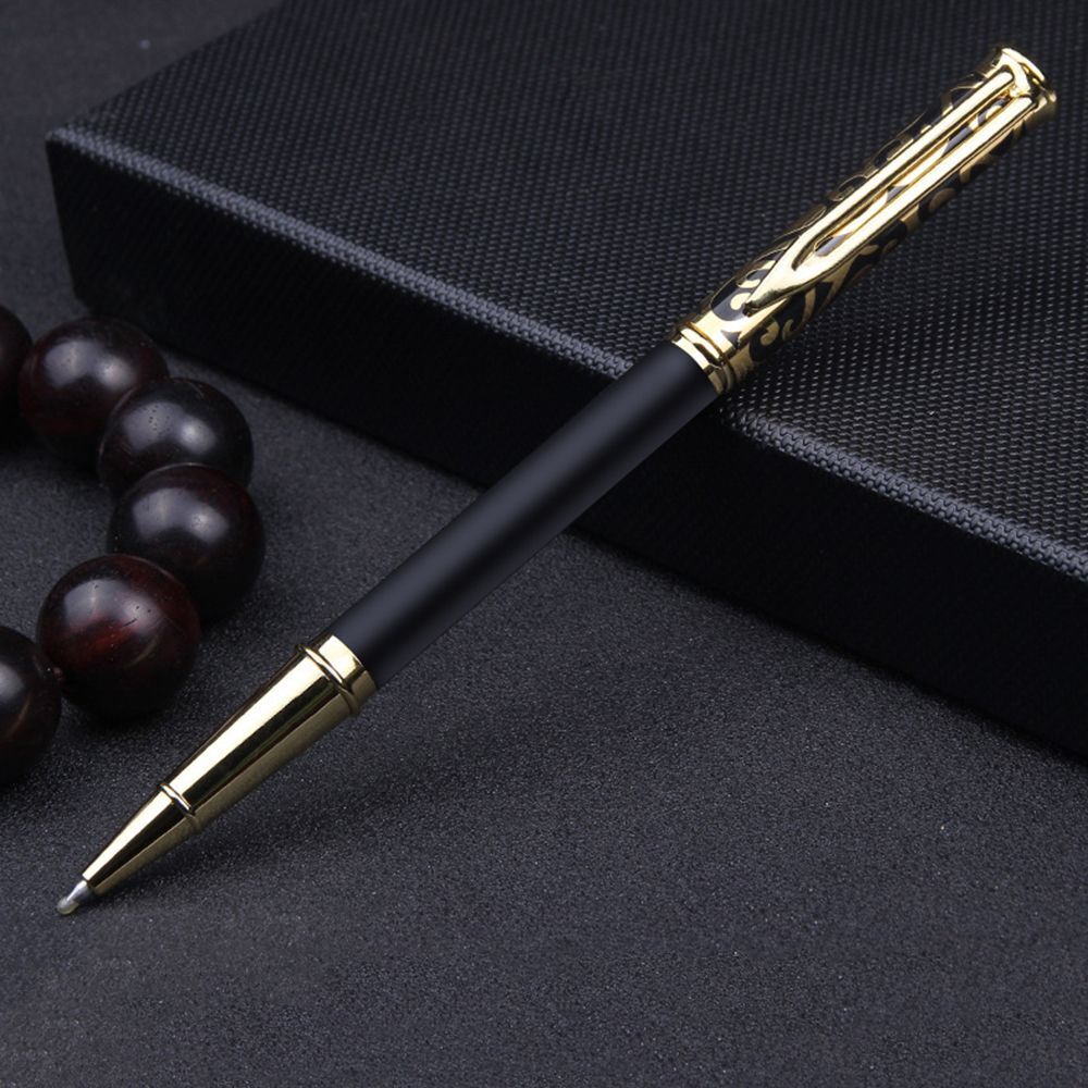 Writing Supplies Signing Metal Rollerball Pen Ballpoint Pen Signature Black Ink