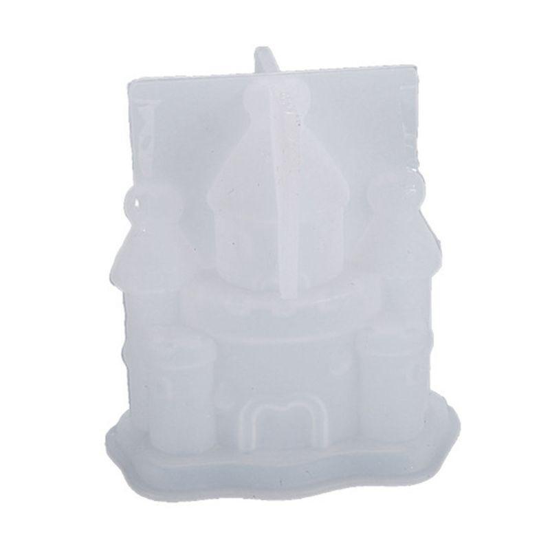Handmade Castle House Fantasy Decoration Mold DIY Aroma Plaster Silicone Mold