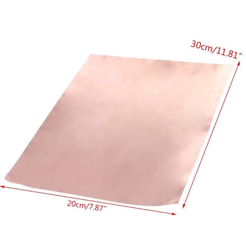 1PC Guitar Copper Foil Tape EMI Shielding Single Conductive Adhesive Sheet