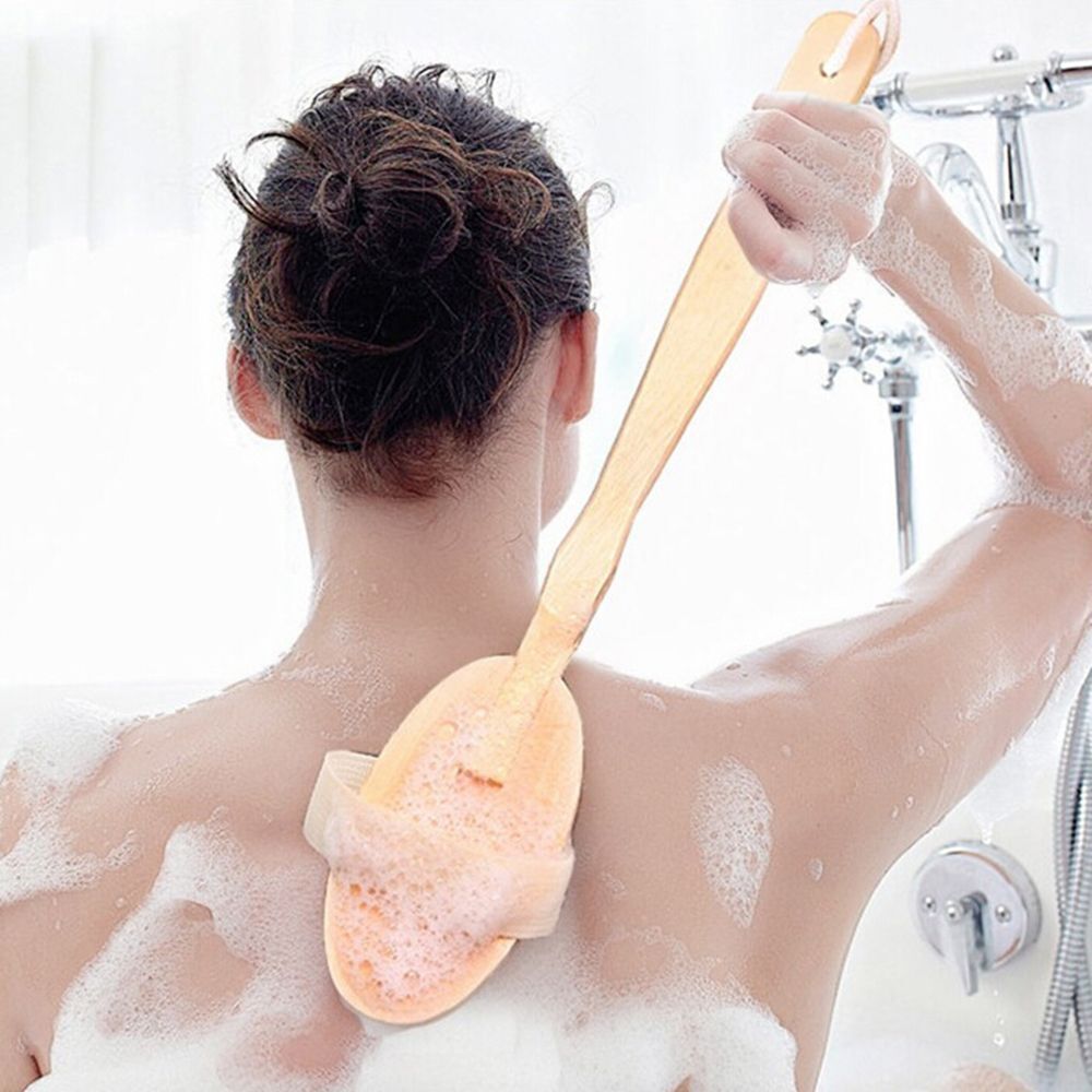 Dry Skin Anti-slip Shower Scrubber Body Massager Exfoliation Brush Cleaner