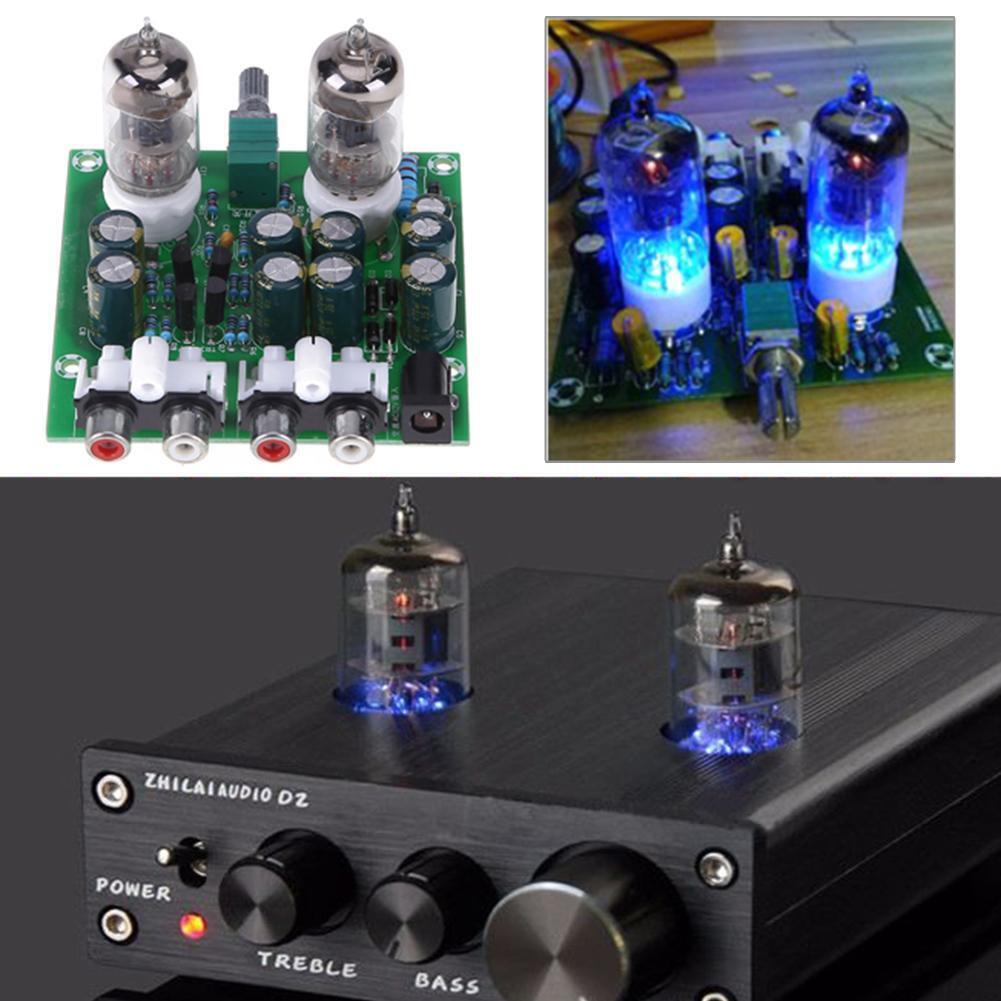 6J1 Hifi Stereo Electronic Tube Preamplifier Board Finished Preamp Amplifer
