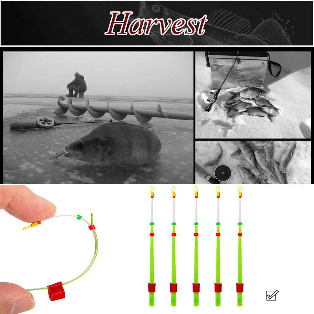5pcs Ice Fishing Rod Top Tip Bobber Indicator Winter Fishing Extension Pole