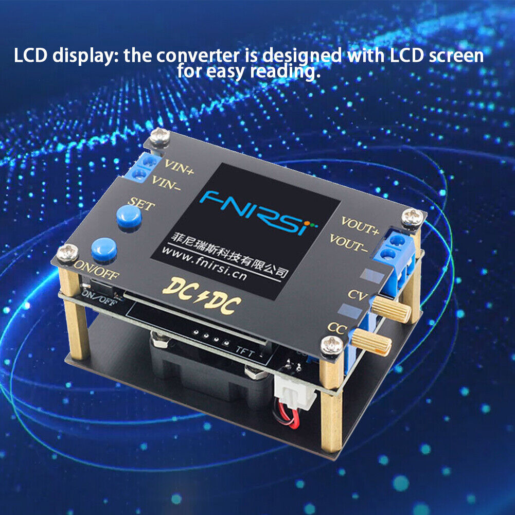 4A DC CC CV Automatic Boost Buck Converter Adjustable Power Module (50W)