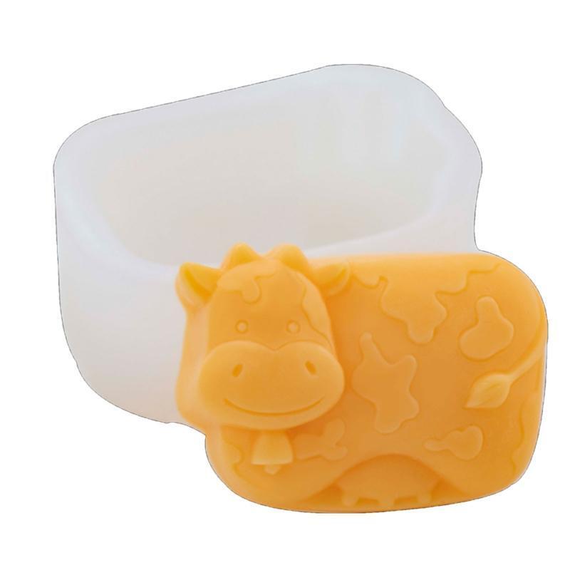 Ice Cube Soap Molds Cute Cows for Making Candle Gumpaste Chocolate Dough Gift