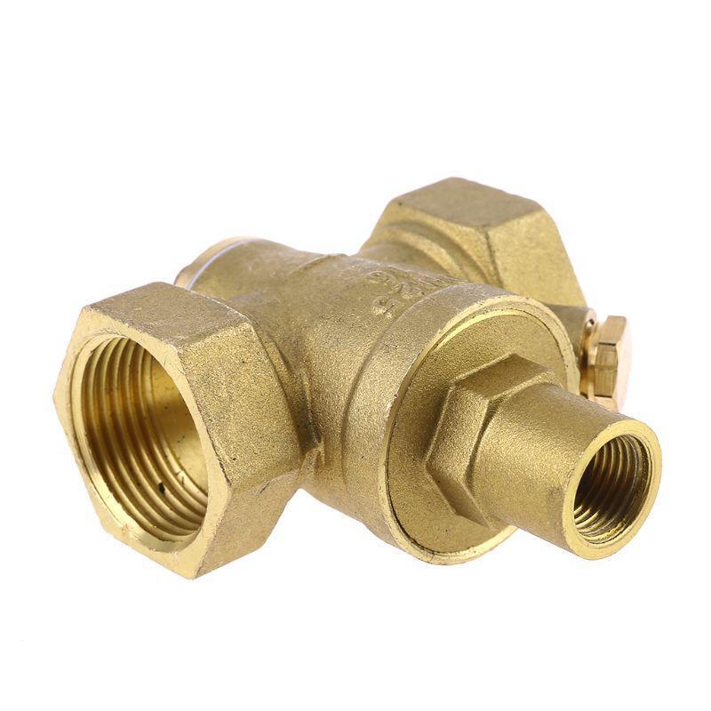DN25 1" Adjustable Brass Water Pressure Reducing Regulator Valve PN 1.6