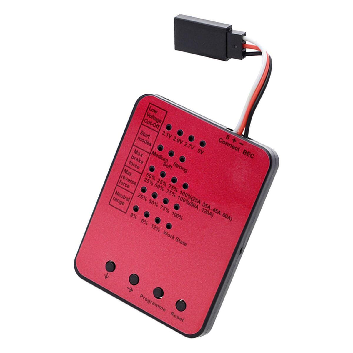 ESC LED Programming Card Electronic  Controller  for RC Car