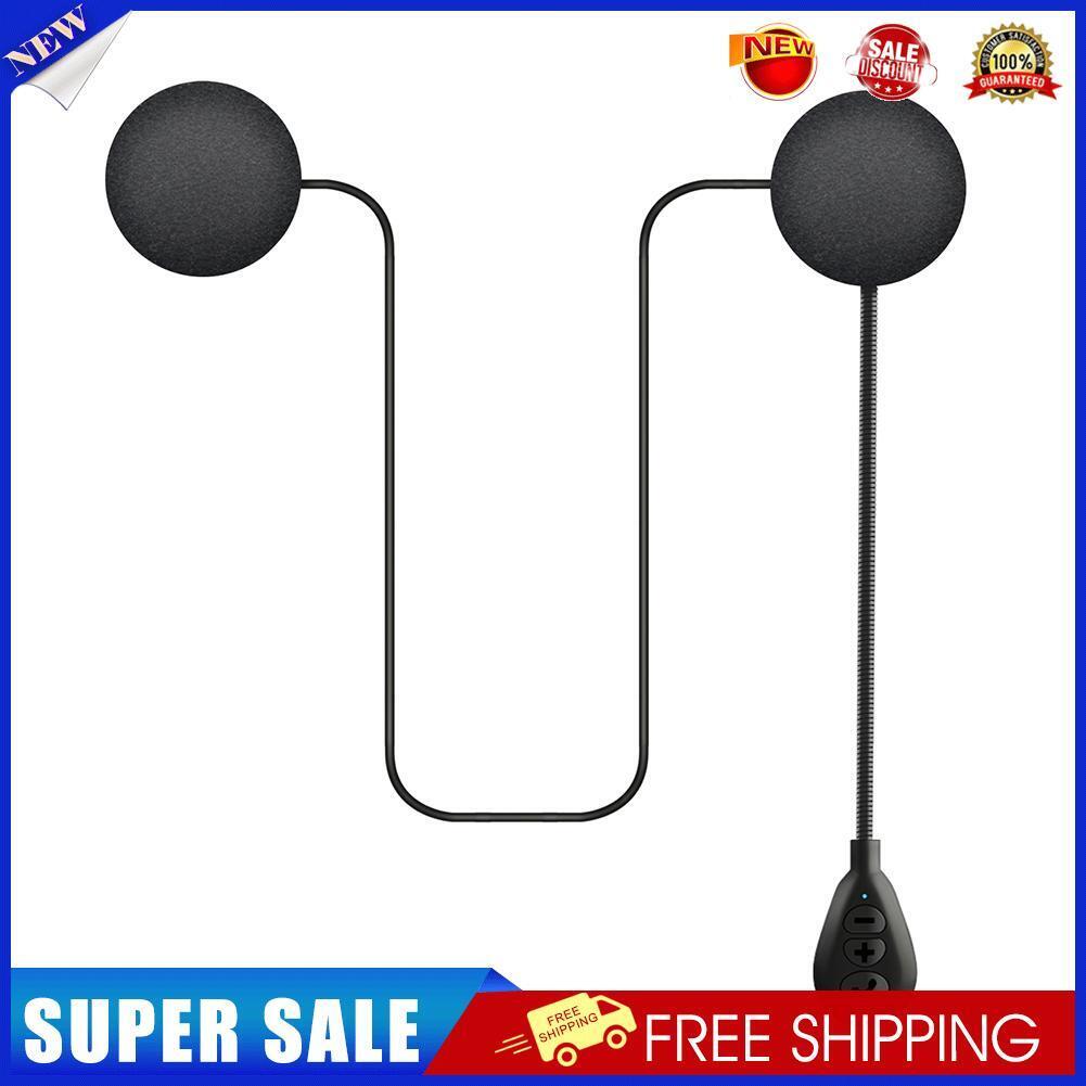 T6 Wireless Bluetooth-compatible Stereo Motorcycle Helmet Headsets with Mic