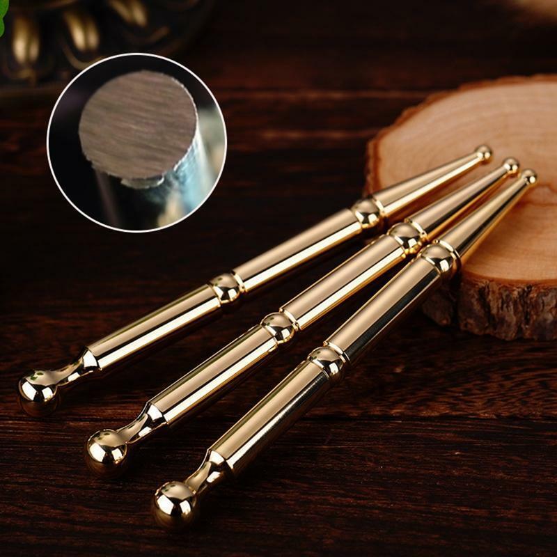 Brass Acupoint Pressing Tool Point Pointing Stick Foot Massager Tendon Pulling