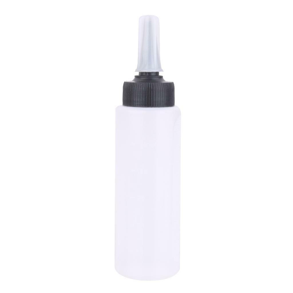 Plastic  Color dressing Squeeze Applicator Measuring Bottle 150ml