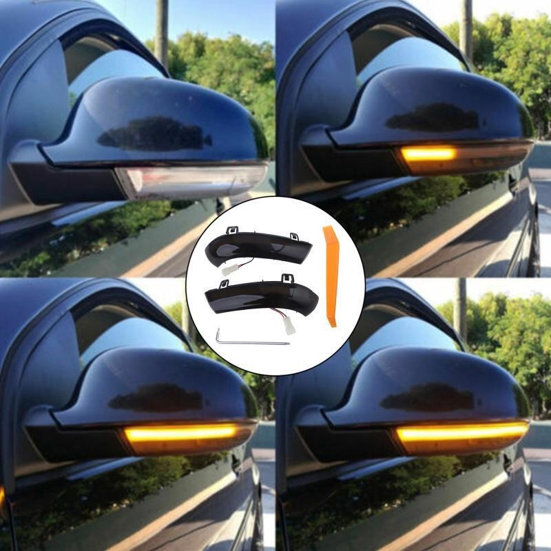 Car Side Mirror Turn Signal LED Arrow Lights Blinker Indicator Lamp for B6 Golf