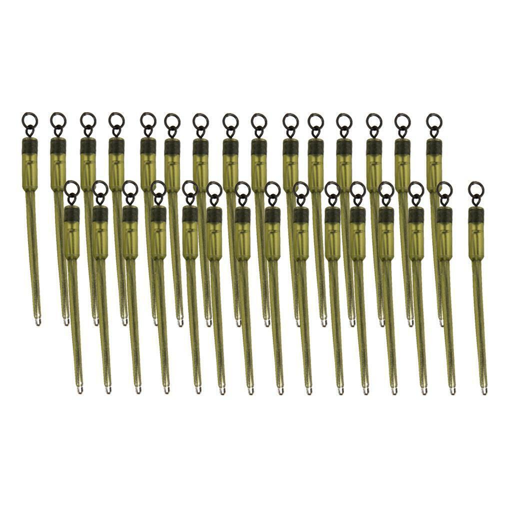 30pcs Carp Fishing Connector Terminal  Setups Insert Equipment Gear