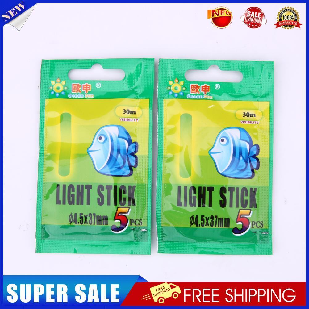 25Pcs Multi-Color Fishing Float Fluorescent Lightstick Light Rod Dark Stick