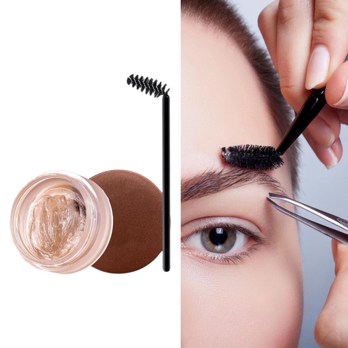 Eyebrow  Kit with Eyebrow Brush Styling  Eyebrow Wax for  Brows