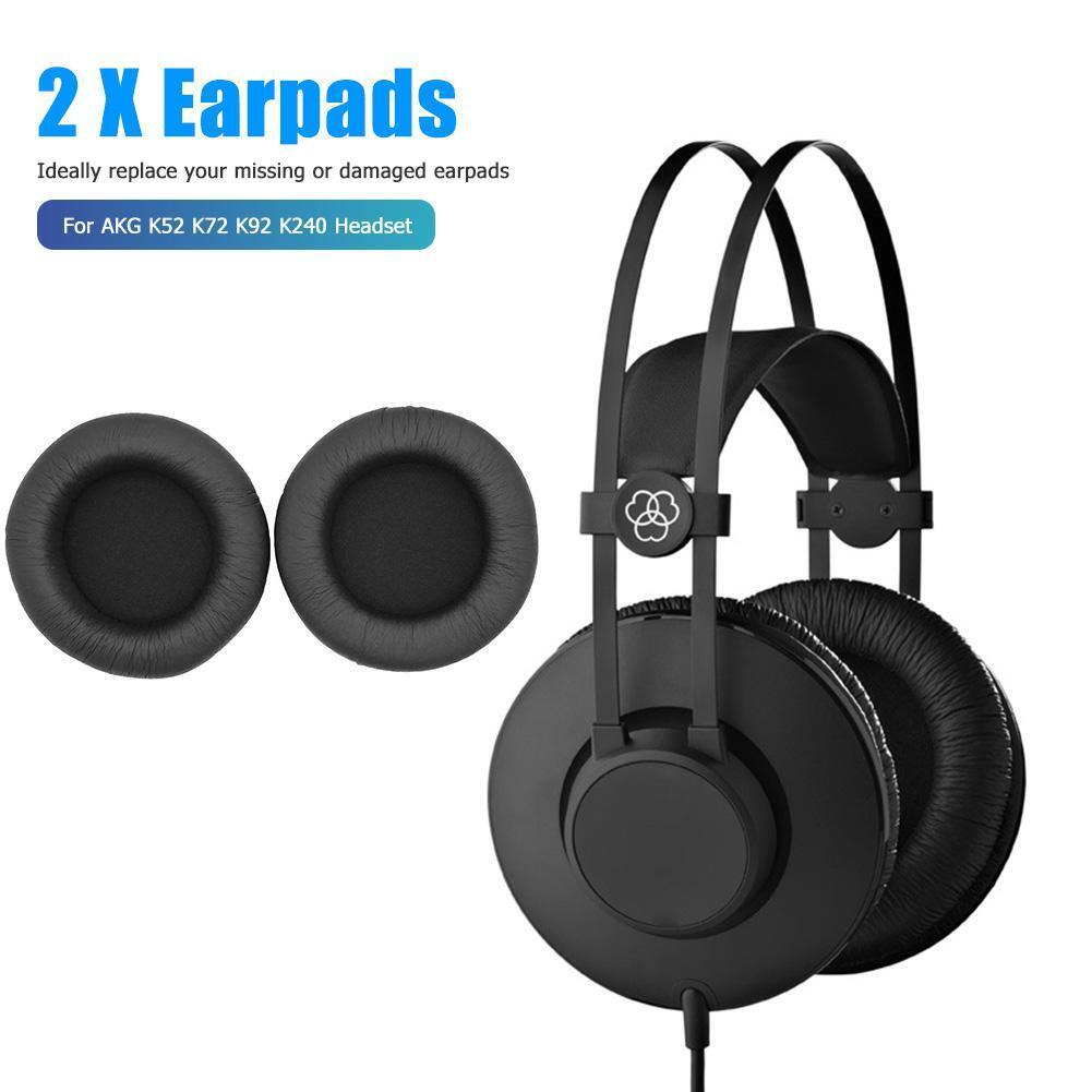 1 Pair Replacement  Leather Ear Pads for AKG K52 K72 K92 K240 Headphones