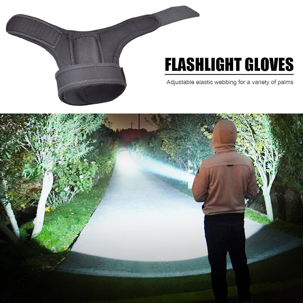 Underwater Scuba Diving Flashing Holder Gloves Outdoor Cycling Torch Glove