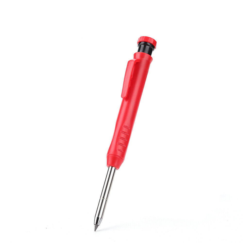 3pcs Carpenter Pencil Set 36 Refill Built-in Sharpener Long Nosed Scriber