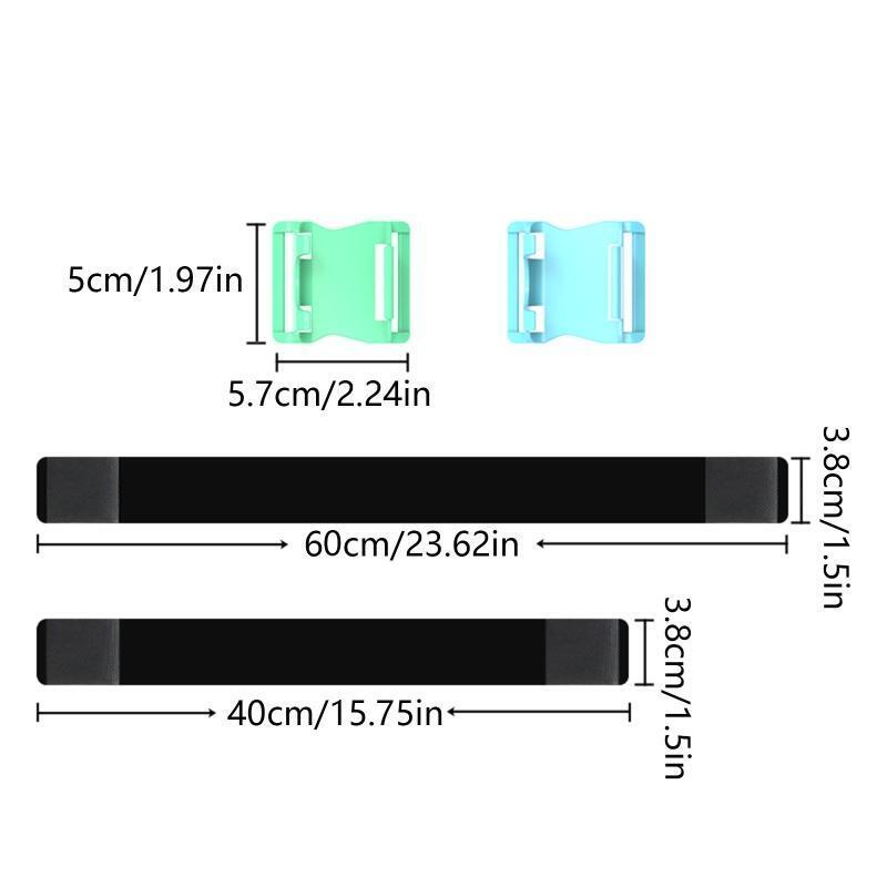 2PCS Switch Sports Straps Adjustable Elastic Leg Strap NS Joy Con Game Led Strap