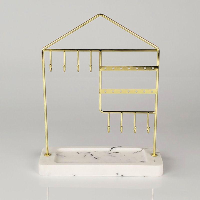 Jewelry Display Stand Rack Necklace Earrings Storage Organizer Show Holder Decor