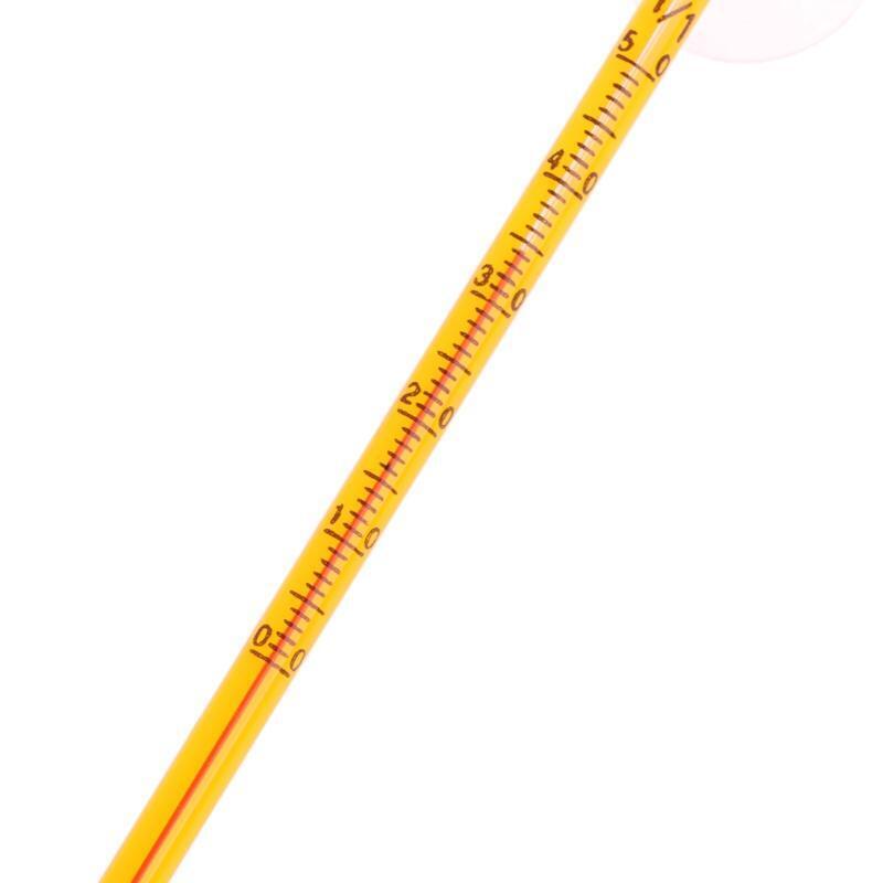 Aquarium Glass Thermometer With Sucker Fish Tank Reptile Box Accessory Supplies
