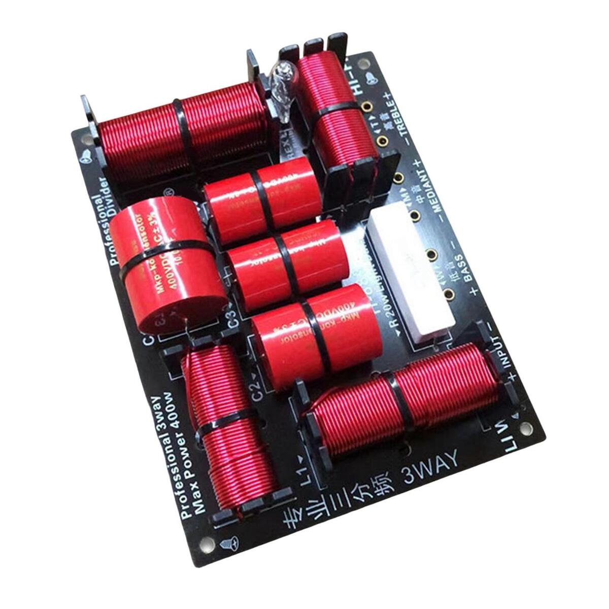 Three Way Audio Crossover Large Load Capacity HiFi Audio for Home Woofer