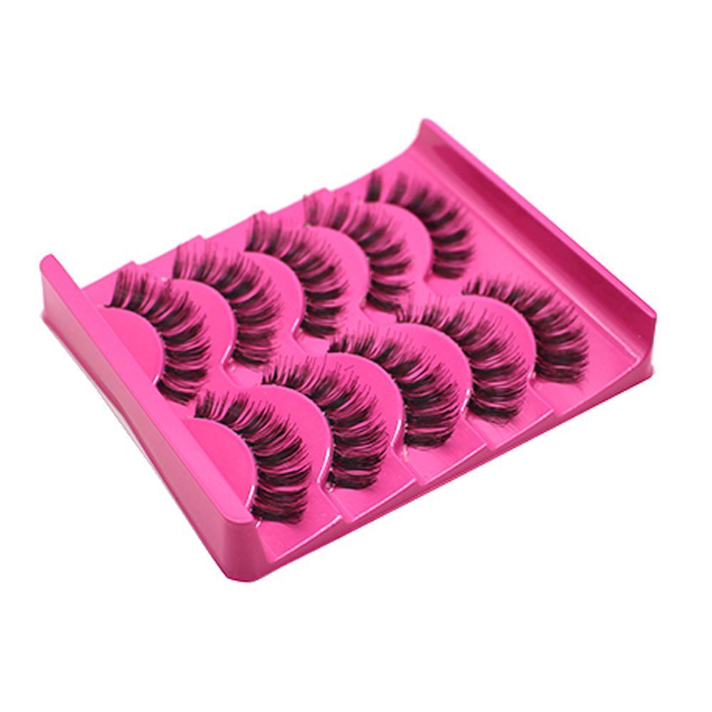 Beauty Cross Thick Soft Black False  Eyelashes Handmade Eye Lashes Extension
