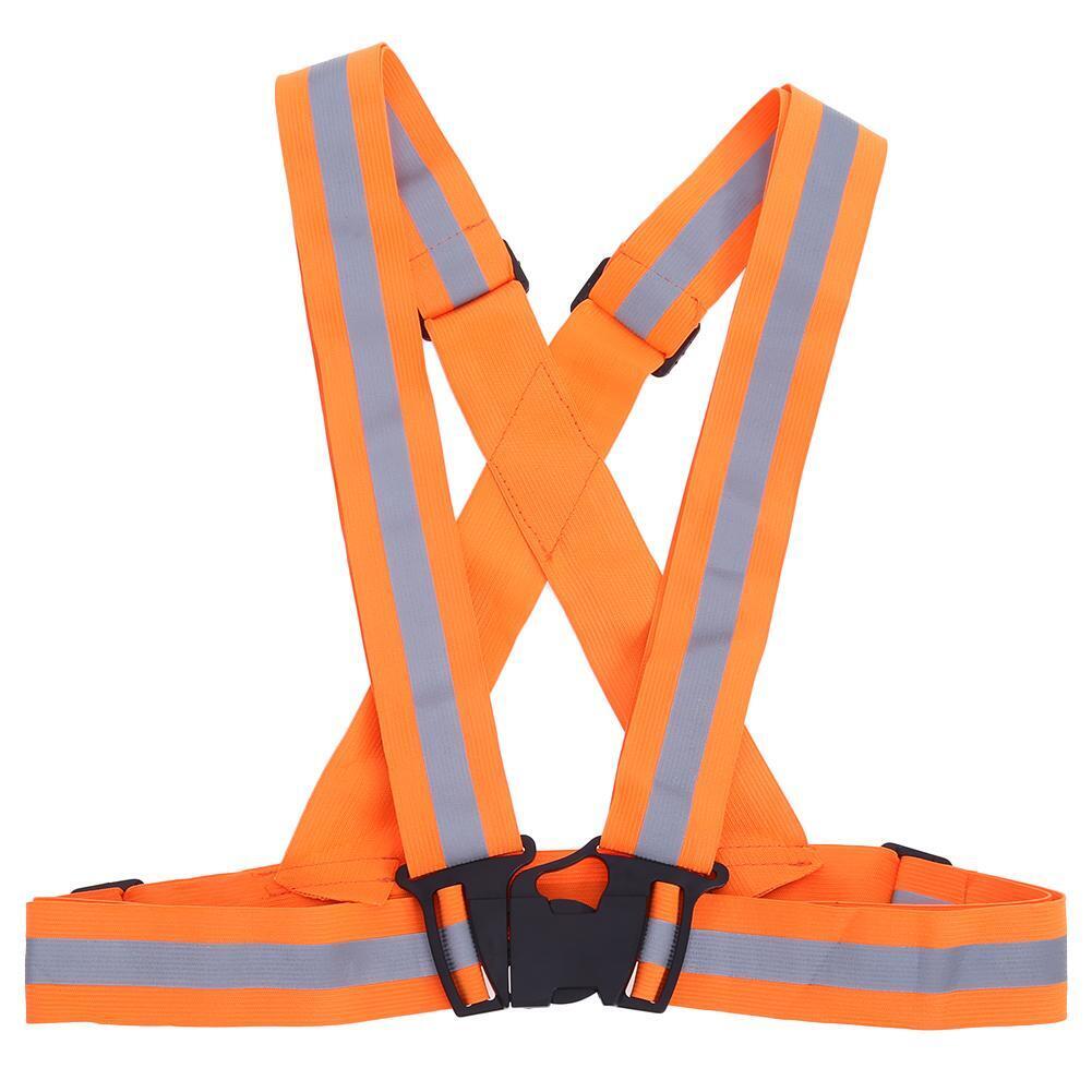 Adjustable Reflective Safety Security High Visibility Vest Gear Stripes